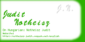 judit notheisz business card